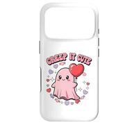 Carcasa para iPhone 17 Pro Creep It Cute Kawaii Ghost Divertido Halloween Día de San Valentín