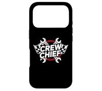 Carcasa para iPhone 17 Pro Crew Chief Racing Pit Crew Wrenches Checkered Flag