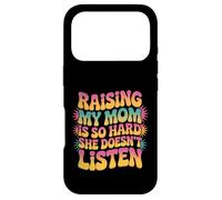 Carcasa para iPhone 17 Pro criar a mi mamá es Tan difícil Que no Escucha Groovy Familia