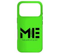 Carcasa para iPhone 17 Pro Cristo en mí La Esperanza de Gloria - Colosenses 1:27 - Blk