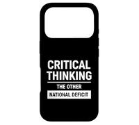 Carcasa para iPhone 17 Pro Critical Thinking The Other National Deficit