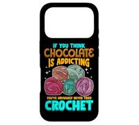 Carcasa para iPhone 17 Pro Crochet Theme Design Meme for Crochet Lovers