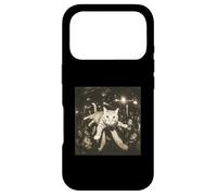 Carcasa para iPhone 17 Pro Crowd Surfing Cat Meme Disco Party Cat Gang Night Club