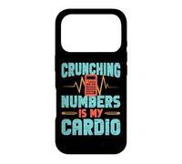 Carcasa para iPhone 17 Pro Crunching Numbers Is My Cardio Funny Contador Controlador