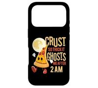 Carcasa para iPhone 17 Pro Crust So Thick It Ghosts Me Funny Pizza Slice Men Women