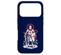 Carcasa para iPhone 17 Pro Cruzada Caballero Medieval Inglaterra Inglés San Jorge Histórico