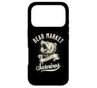 Carcasa para iPhone 17 Pro Crypto Bear Market Survivor Criptomoneda BTC Bitcoin