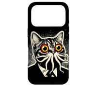 Carcasa para iPhone 17 Pro Cthulhu Cat Encounter Cosmic Mythos Felino
