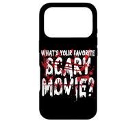 Carcasa para iPhone 17 Pro ¿Cuál es tu película de Miedo Favorita Película de Terror Halloween