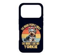 Carcasa para iPhone 17 Pro Cuanta más Gente conozco, más Amo a mi dueño de Perro Yorkie