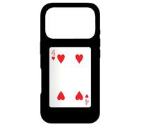 Carcasa para iPhone 17 Pro Cuatro de Corazones Jugando a Las Cartas