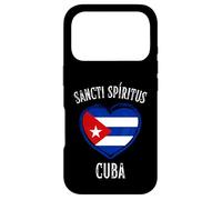Carcasa para iPhone 17 Pro Cuba Flag Heart Sancti Spiritus City