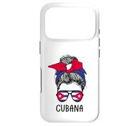 Carcasa para iPhone 17 Pro Cuban Cubana Girl Cuban Heritage Cuba Flag