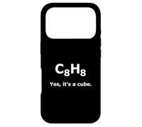 Carcasa para iPhone 17 Pro Cubano Química C8H8 Molécula - Yes It's a Cube