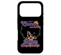 Carcasa para iPhone 17 Pro Cumpleaños de enero, para Mujeres, Afro Chica, Reina Negra
