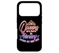 Carcasa para iPhone 17 Pro Cumpleaños de febrero para Mujeres