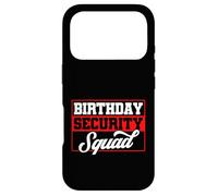 Carcasa para iPhone 17 Pro Cumpleaños Escuadrón de Seguridad Geburtstag Party