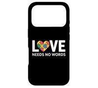 Carcasa para iPhone 17 Pro Cuore Puzzle Amore Senza Parole Consapevolezza Autismo