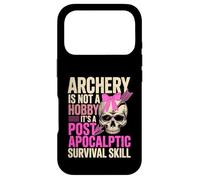 Carcasa para iPhone 17 Pro Cute Archery Girl Not A Hobby It's Post Apocalyptic Skill