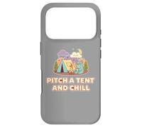 Carcasa para iPhone 17 Pro Cute Bear Camping Adventure Retro Pitch A Tent and Chill