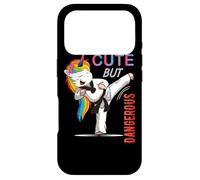 Carcasa para iPhone 17 Pro Cute But Dangerous Karate Taekwondo Girl Funny Martial Art