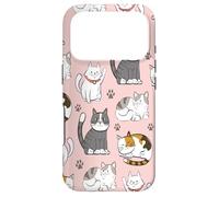 Carcasa para iPhone 17 Pro Cute Cats & Claws Pattern for Kittyie and Pet Owners