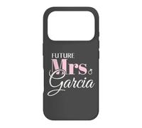 Carcasa para iPhone 17 Pro Cute Engagement Future Mrs Garcia Bachelorette