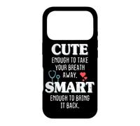 Carcasa para iPhone 17 Pro Cute Enough To Take Breath Away Enfermera Doctora Médico