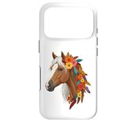 Carcasa para iPhone 17 Pro Cute Floral Wild Horse Country Love Horse Riding Women Girls