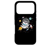 Carcasa para iPhone 17 Pro Cute Funny Kawaii Cartoon Kids Astronaut Space Raccoon Lover