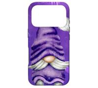 Carcasa para iPhone 17 Pro Cute GNOME Graphic For Gardener and Spring and Summer Purple
