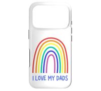 Carcasa para iPhone 17 Pro Cute I Love My Daddies Rainbow Family Two Fathers 2 Daddies