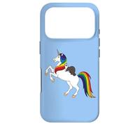 Carcasa para iPhone 17 Pro Cute Kawaii Kids Girls Womens Unicorn Rainbow Ferret Lover