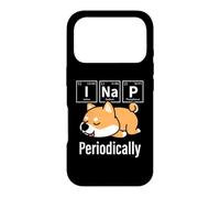 Carcasa para iPhone 17 Pro Cute Kawaii Kids I Nap Periodically Elements Shiba Inu Lover