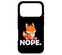 Carcasa para iPhone 17 Pro Cute Kawaii Mens Womens & Kids Nope Red Fox Lover