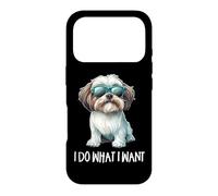 Carcasa para iPhone 17 Pro Cute Mens Womens Kids Funny Do What I Want Shih Tzu Lover