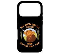 Carcasa para iPhone 17 Pro Cute Scottish Highland Cow - Bad Hair Don´t Care