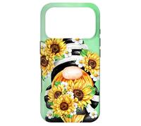 Carcasa para iPhone 17 Pro Cute Sunflower GNOME For Flower Girls Summer and Spring