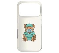 Carcasa para iPhone 17 Pro Cute Surgical Nurse Teddy Bear Student Operating Room Staff