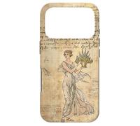 Carcasa para iPhone 17 Pro Cute Vintage Wild Flower Motif Antique Fairycore Aesthetic