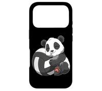 Carcasa para iPhone 17 Pro Cute Volleyball Panda Hugging Volleyball