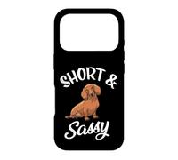 Carcasa para iPhone 17 Pro Cute Womens Girls Kids Doxie Short & Sassy Dachshund Lover