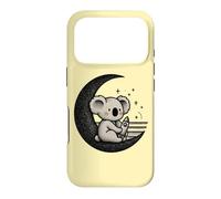 Carcasa para iPhone 17 Pro Cute Womens Girls Kids Kawaii Lunar Moon Space Koala Bear