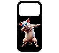 Carcasa para iPhone 17 Pro Dabbing Pig Farmer Hog Dab Dance