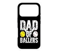 Carcasa para iPhone 17 Pro Dad of Ballers Baseball Dad for Men Father's Day Baseball