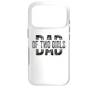 Carcasa para iPhone 17 Pro Dad of Two Girls Gifts Daddy of 2 Daughters Father's Day