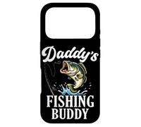 Carcasa para iPhone 17 Pro Daddy'S Fishing Buddy Funny Cita Fisherman Papa Boys Girls