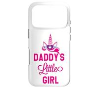 Carcasa para iPhone 17 Pro Daddy'S Little Girl Sign Unicorn Birthday Daddys Little Girl