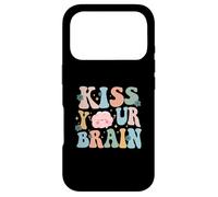 Carcasa para iPhone 17 Pro Dale un Beso a tu Cerebro, inspira, educa, Genial, Retro, Vintage