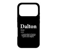 Carcasa para iPhone 17 Pro Dalton Definition Divertido Nombre de Dios Regalo de Cumpleaños para Daltons